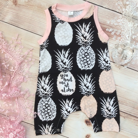 baby hawaiian romper